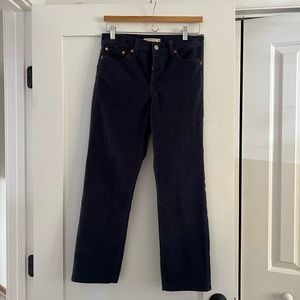 Levi’s Wedgie Straight Corduroy Navy Size 28 Pant